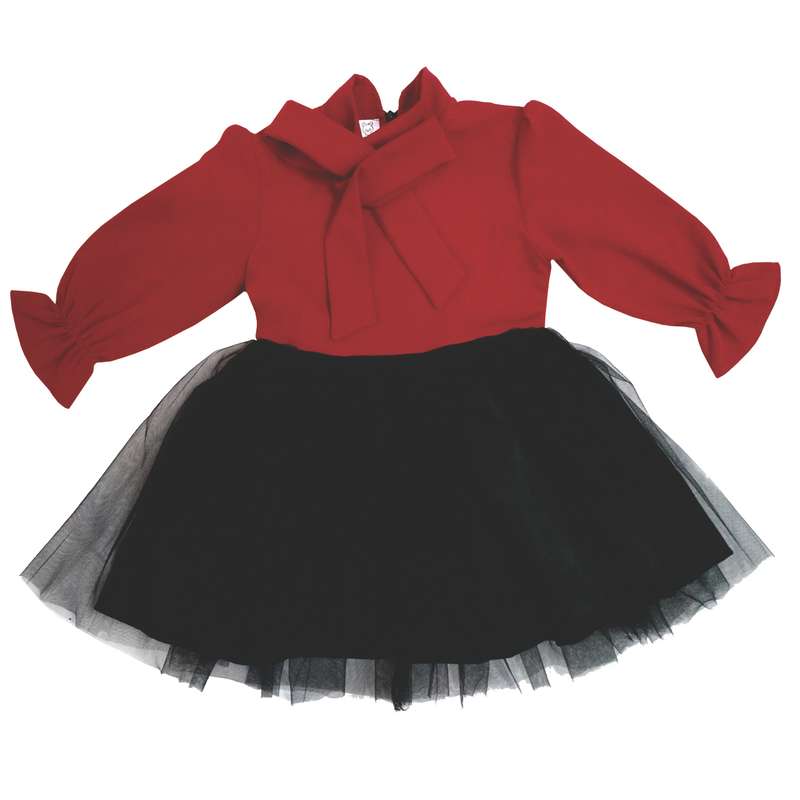 پیراهن دخترانه مدل پاپیون