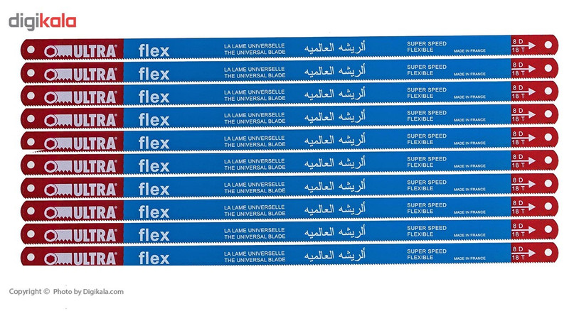 تیغ اره آهن بری اولترا مدل Flex بسته 10 عددی تیغ اره آهن بری اولترا مدل Flex بسته 10 عددی