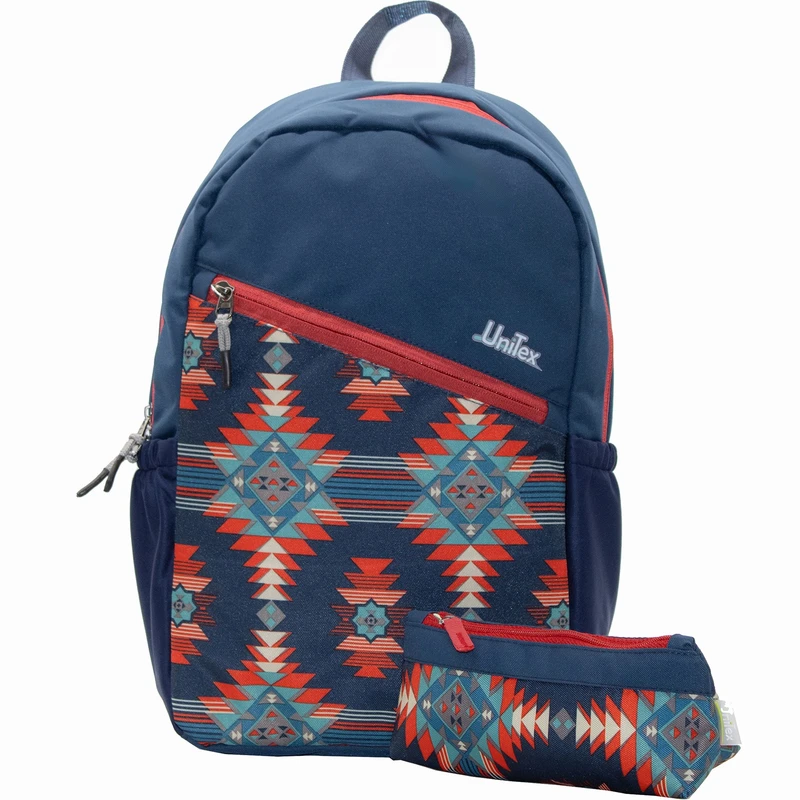 کوله پشتی مدرسه یونی تکس مدل اکو پلاس به همراه جامدادی