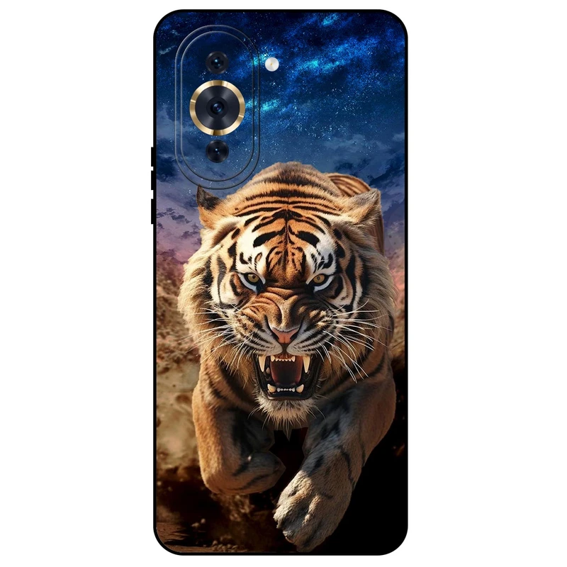 کاور مگافون طرح ببر مدل 7454 مناسب برای گوشی موبایل هوآوی Nova 10