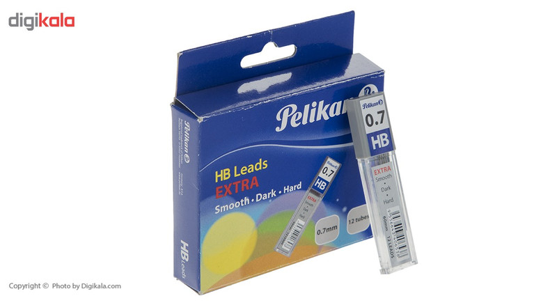 نوک مداد نوکی 0.7 میلی متری پلیکان مدل Extra بسته 12 عددی نوک مداد نوکی 0.7 میلی متری پلیکان مدل Extra بسته 12 عددی
