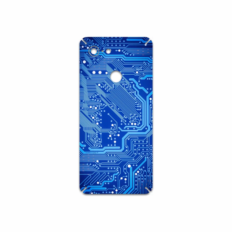 برچسب پوششی ماهوت مدل Blue Printed Circuit Board مناسب برای گوشی موبایل گوگل Pixel 3