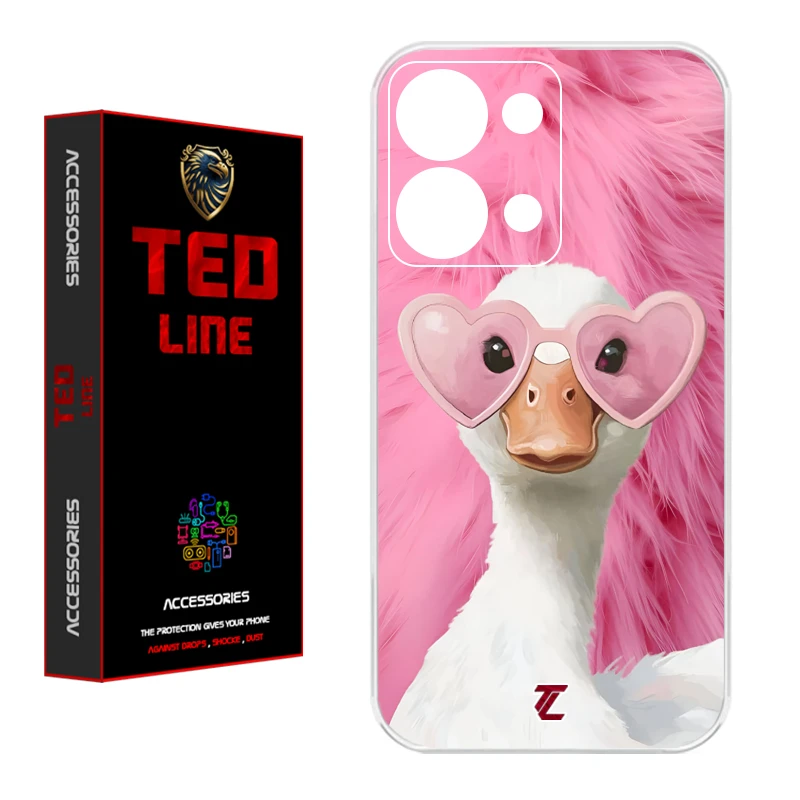 کاور تدلاین طرح اردک کد 1166 مناسب برای گوشی موبایل شیائومی Redmi Note 13 4G