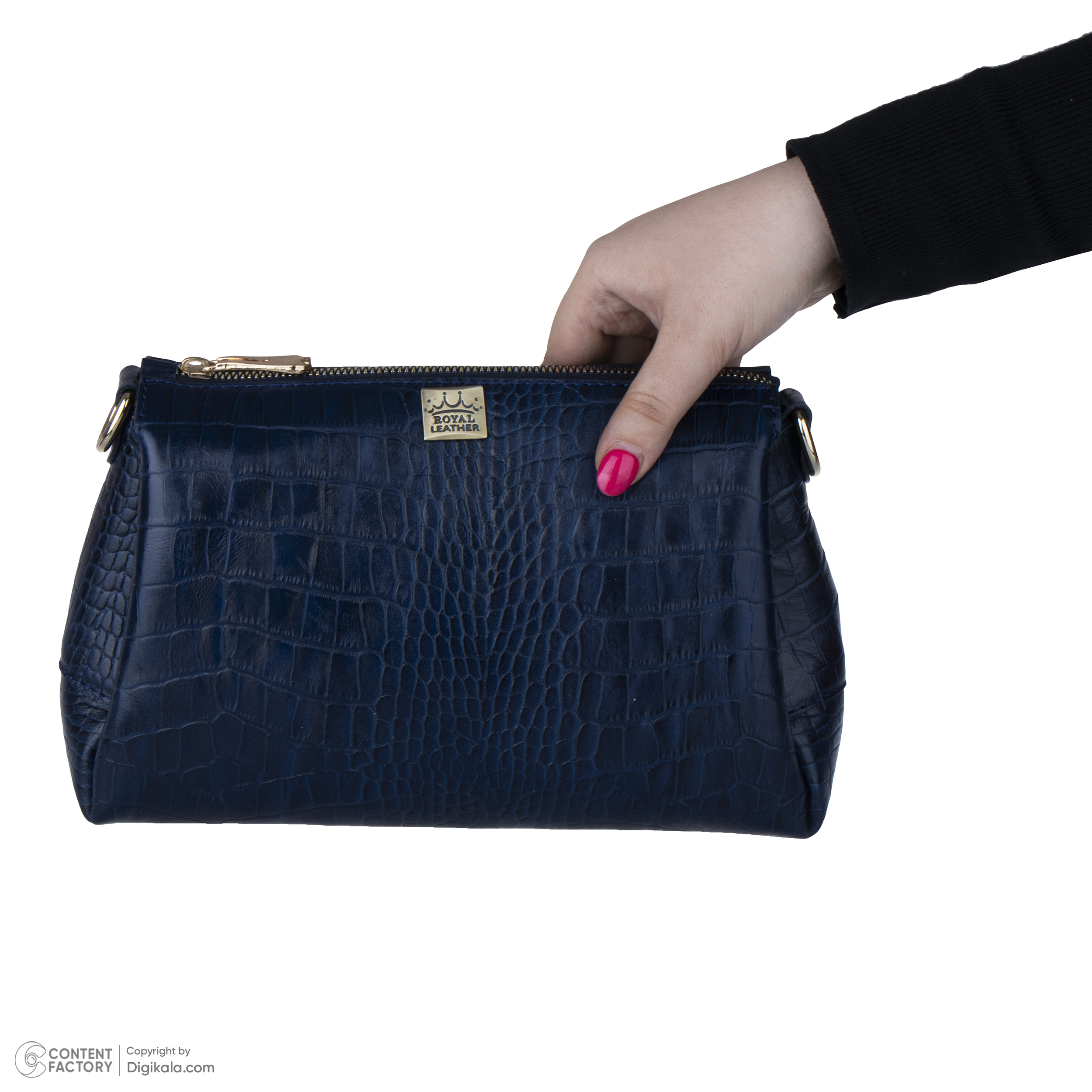 کیف دوشی زنانه رویال چرم مدل W77.1 -  - 7