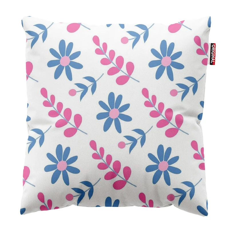  کوسن پاد آفرین طرح گل کد 3442 سایز 30*30 سانتی متر