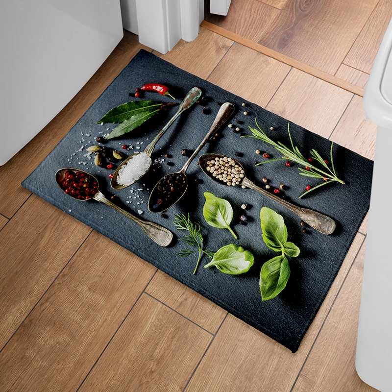 پادری  مدل  مخمل  طرح  آشپزخونه کد PD043  سایز  50x80 سانتی متر