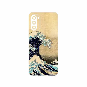 MAHOOT The Great Wave off Kanagawa of Hokusai Cover Sticker for Motorola Moto G52