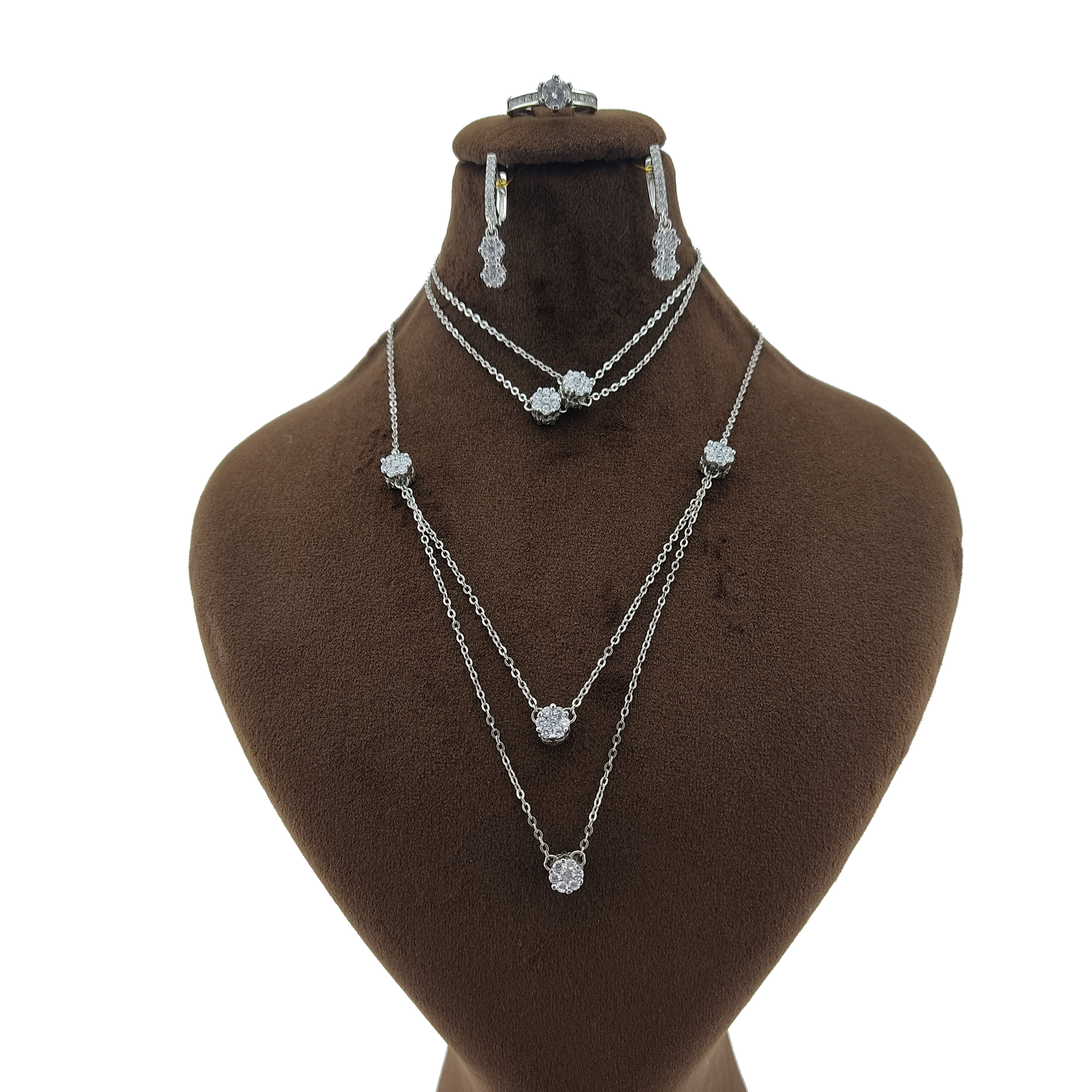 نیم ست نقره زنانه مدل 4032