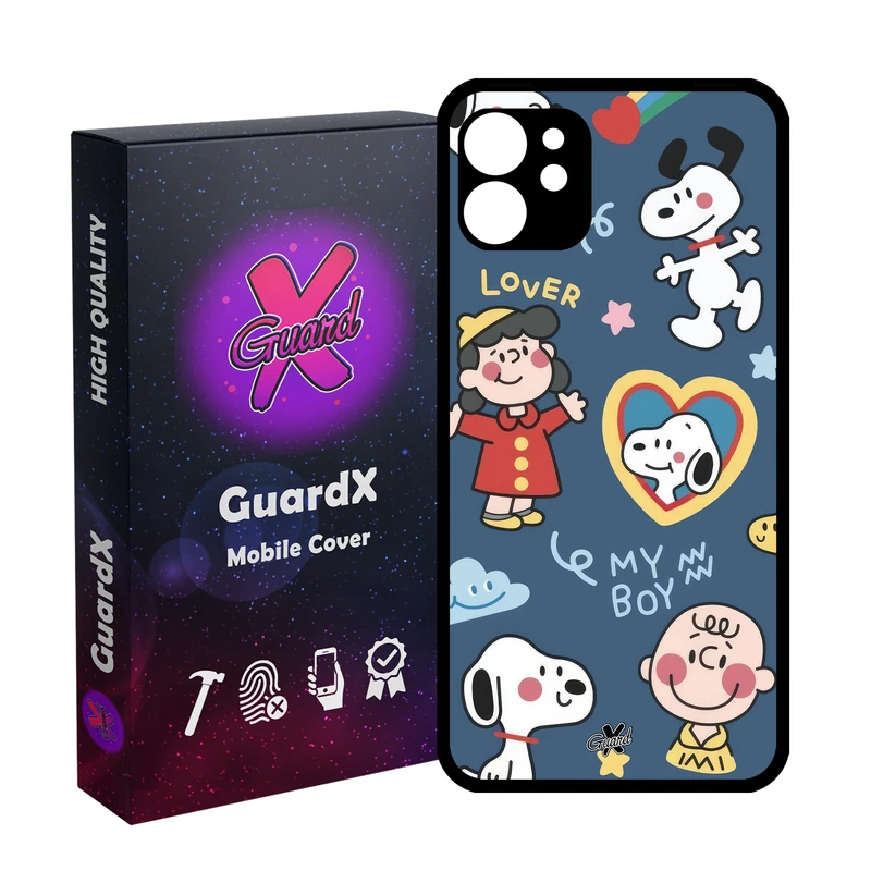 کاور گارد ایکس طرح نقاشی مدل Glass10640 مناسب برای گوشی موبایل اپل iPhone 11
