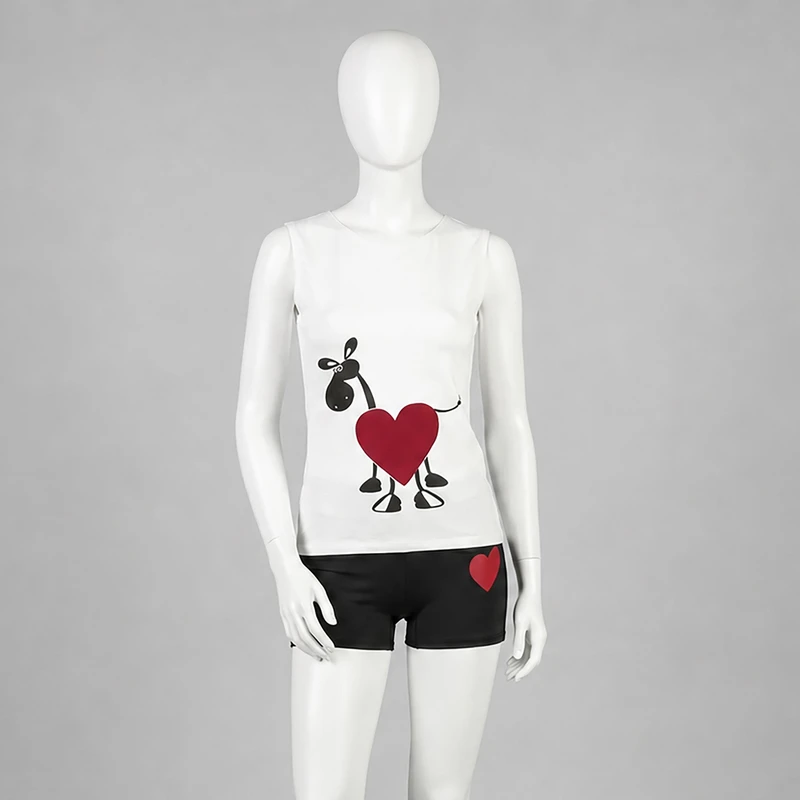 ست تاپ و شلوارک راحتی زنانه مدل Love