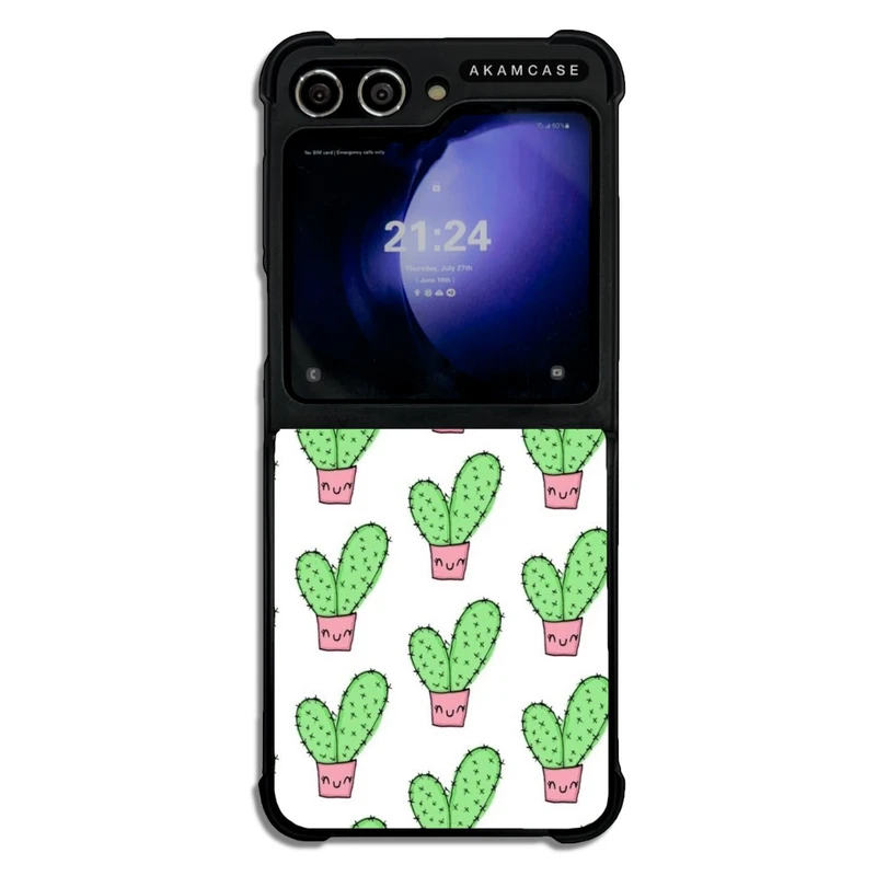 کاور آکام مدل AMC-WSGZFLIP5-CACTUS-37 مناسب برای گوشی موبایل سامسونگ Galaxy Z Flip 5