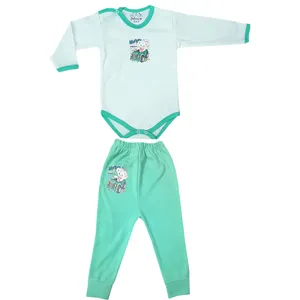 ست بادی و شلوار نوزادی مدل بهین کد Baby 3