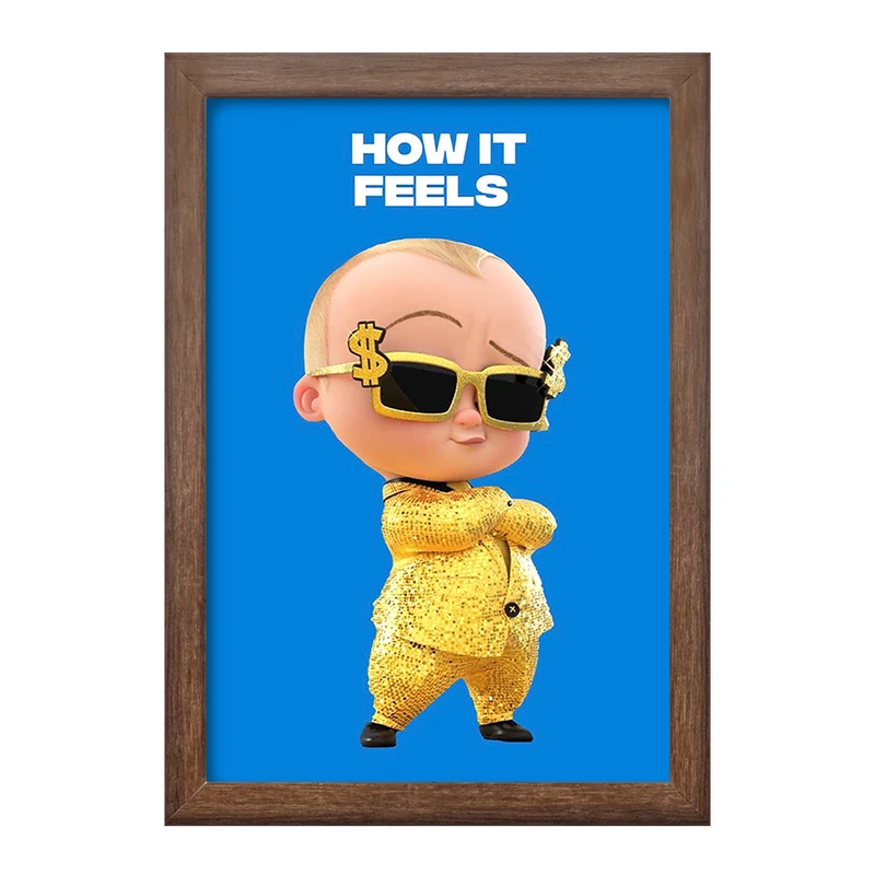تابلو خندالو طرح بچه رئیس Boss Baby  کد 12522