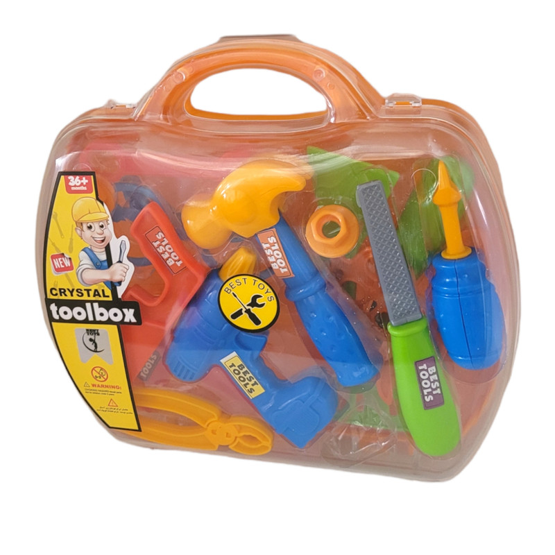 ست اسباب بازی ابزار مدل جعبه