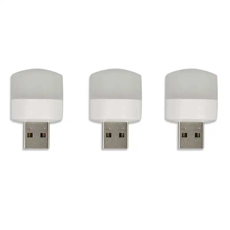 چراغ قوه مدل USB بسته 3 عددی
