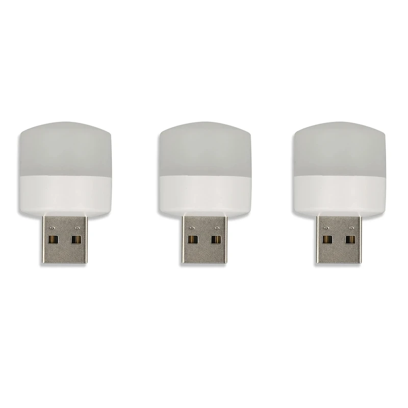 چراغ قوه مدل USB بسته 3 عددی