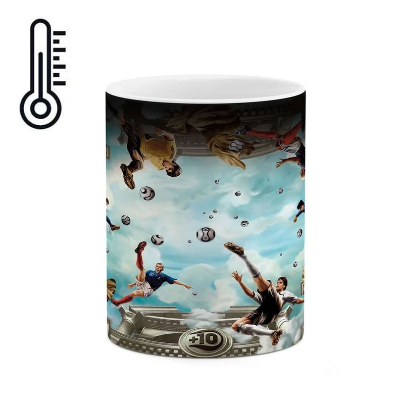 ماگ حرارتی کاکتی مدل فوتبال کد mgh10008