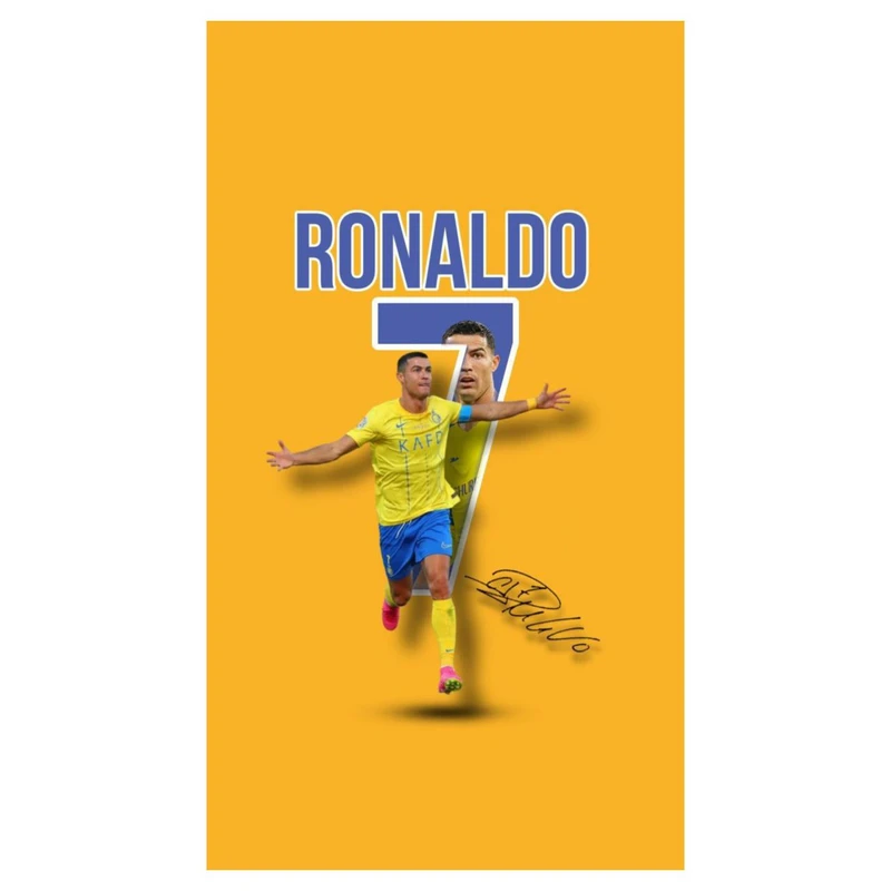 استیکر پارچه و لباس پاد آفرین مدل فوتبالی کریستیانو رونالدو کد 2647