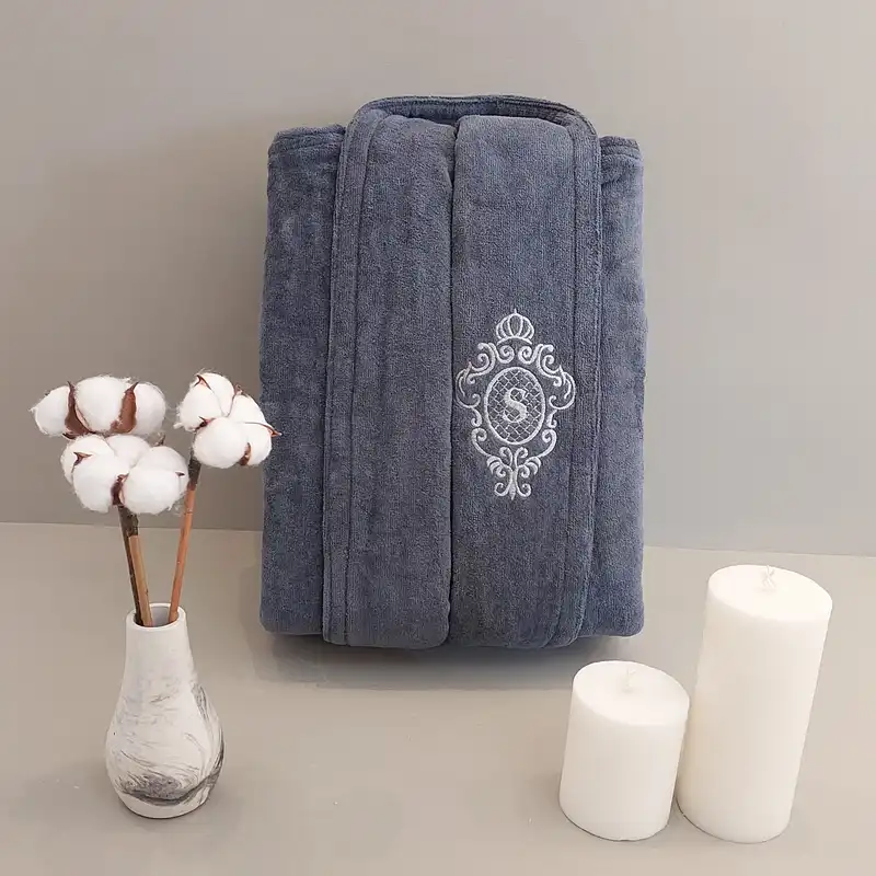 حوله پالتویی ارغوان مدل تن پوش تیفانی سایز 125