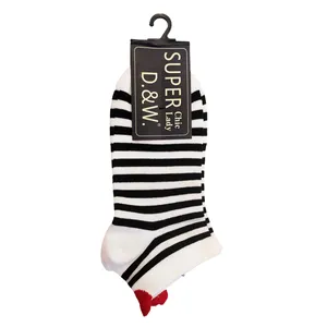 جوراب دخترانه مدل راه راه کد 617