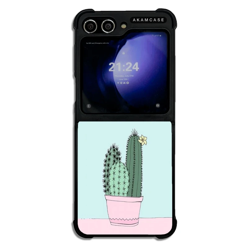 کاور آکام مدل AMC-WSGZFLIP5-CACTUS-32 مناسب برای گوشی موبایل سامسونگ Galaxy Z Flip 5