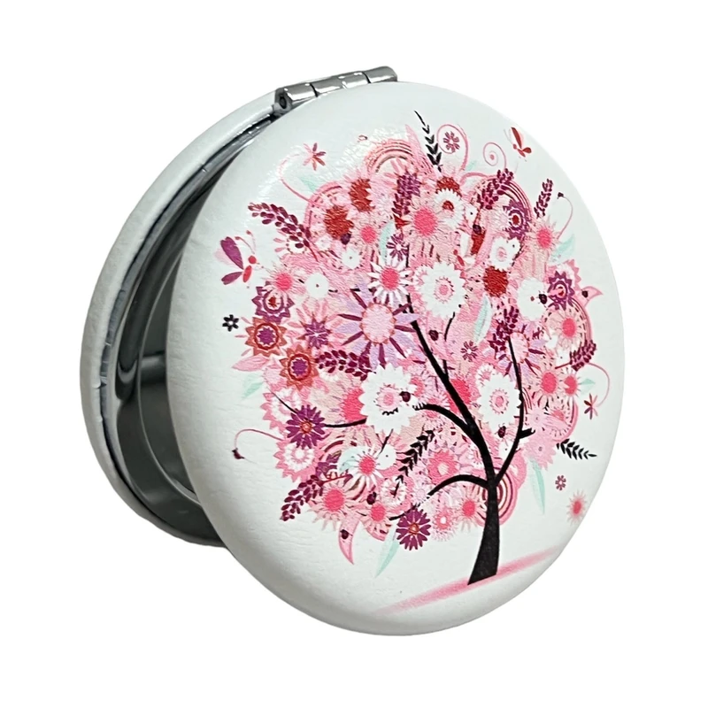 آینه جیبی مدل گرد طرح درخت ارزو ها کد PIN 7