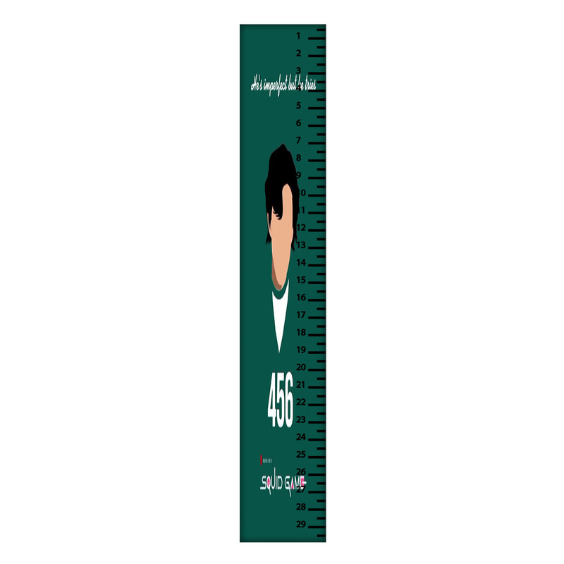 خط کش 30 سانتی متر طرح Squid Game کد 2227