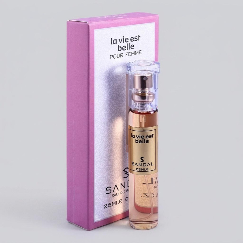 عطر جیبی زنانه صندل مدل La Vie Est Belle حجم 25 میلی لیتر