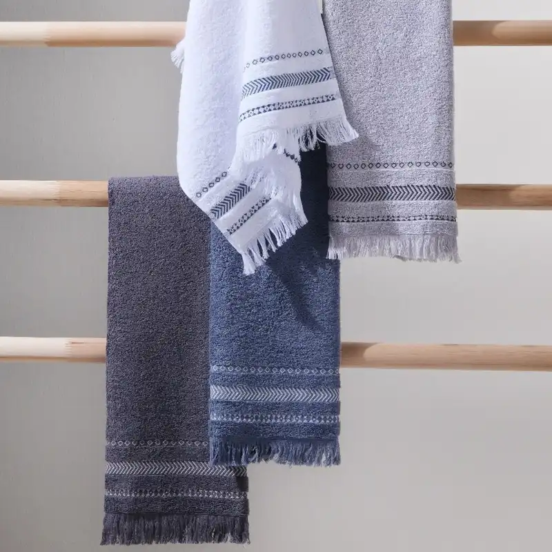 حوله دستی کوتون مانیا مدل Oscuro سایز 90*50 سانتی متر مجموعه ۴ عددی