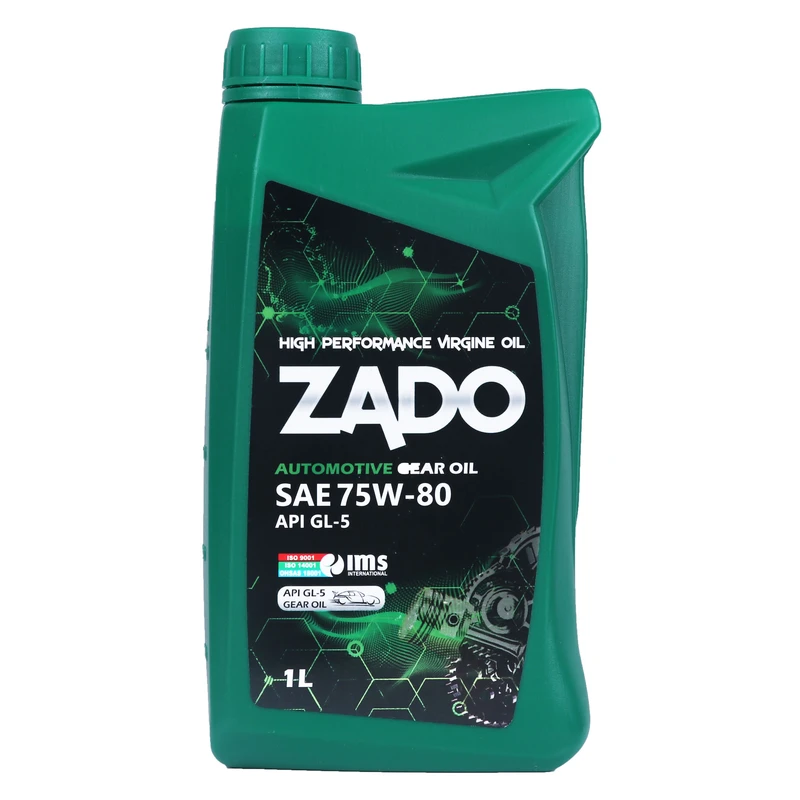 روغن دنده خودرو زادو مدل SAE 75W-80/GL5 حجم 1 لیتر