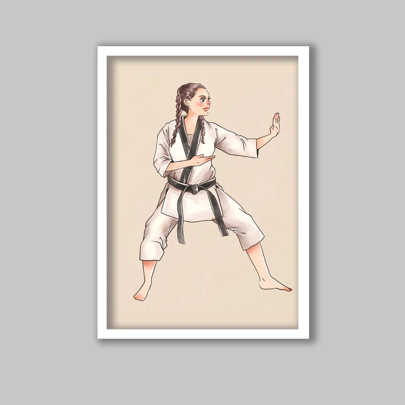 تابلو لیلیان طرح تکواندو کد LA-G10304