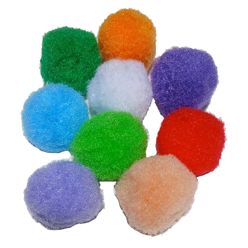 اسباب بازی سگ و گربه مدل پوم پوم هپی CT301 مجموعه 6 عددی