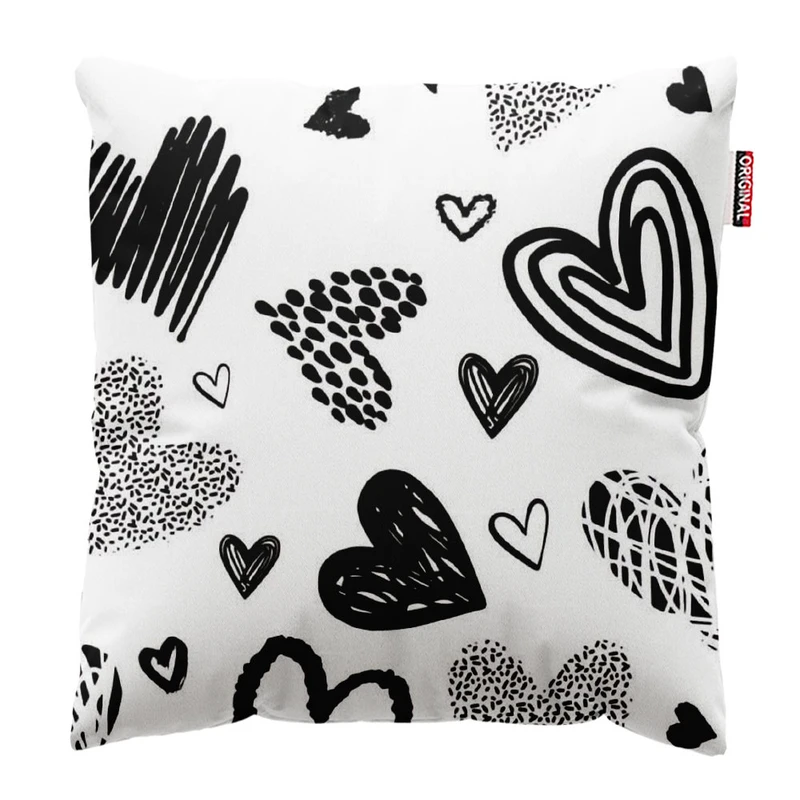  کوسن پاد آفرین طرح قلب سایز 30*30 سانتی متر کد 500