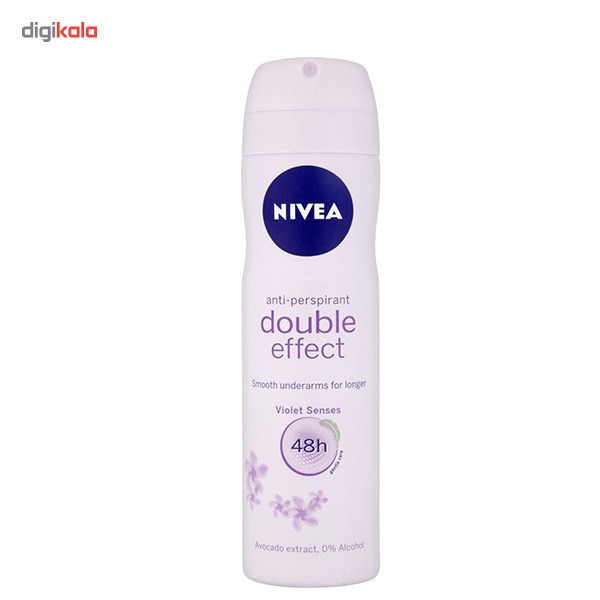 اسپری ضد تعریق زنانه نیوآ مدل Double Effect حجم 150 میلی لیتر اسپری ضد تعریق زنانه نیوآ مدل Double Effect حجم 150 میلی لیتر