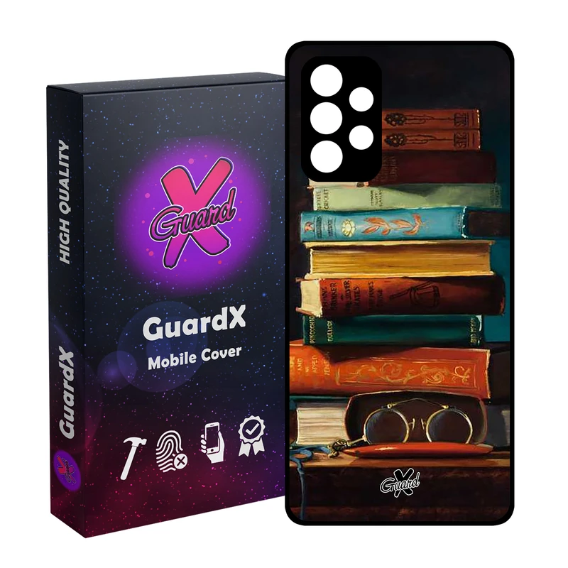 کاور گارد ایکس طرح کتاب مدل Glass10299 مناسب برای گوشی موبایل سامسونگ Galaxy A32 4G