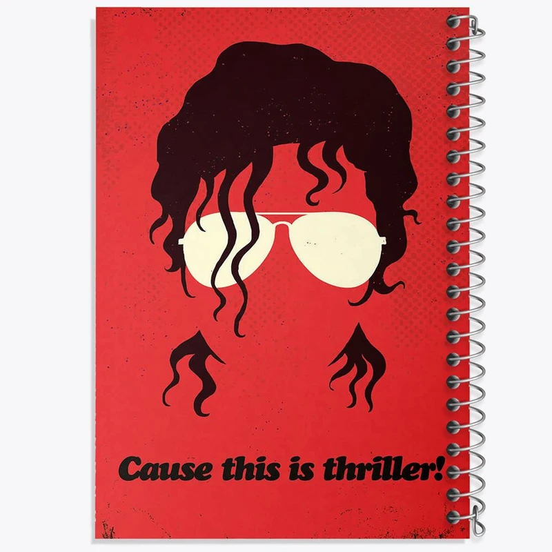 دفتر نقاشی 50 برگ خندالو مدل مایکل جکسون Michael Jackson کد 3289