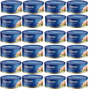 کنسرو ماهی گیدر و هوور در روغن محفل - 180 گرم بسته 24 عددی