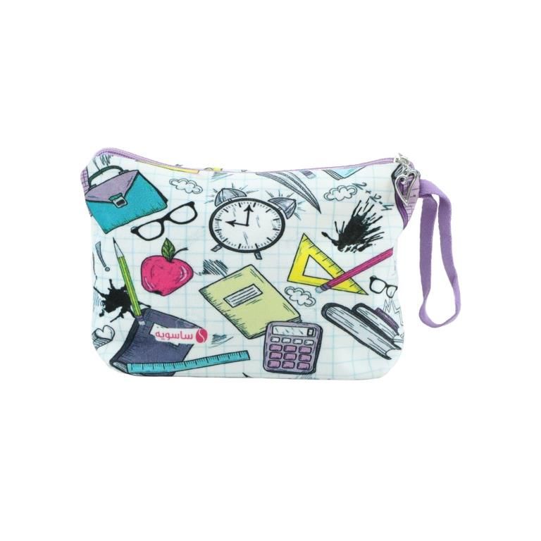 کیف لوازم آرایش دخترانه ساسویه مدل استوایی کد 051 مجموعه 3 عددی - - 2