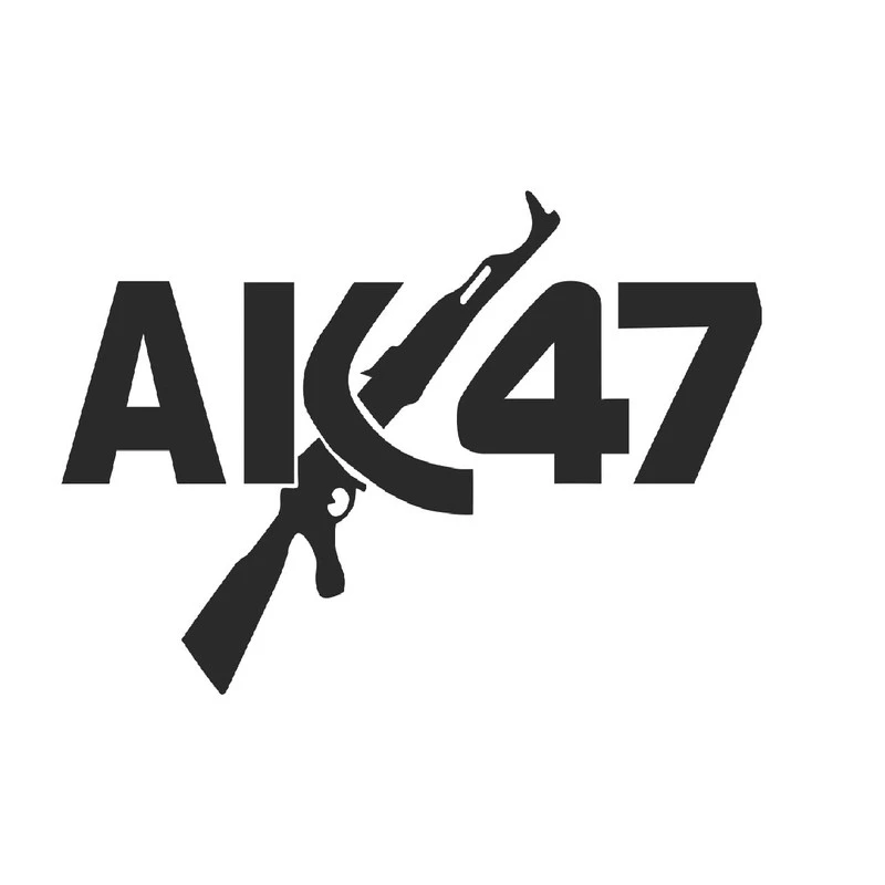 برچسب شیشه خودرو صفا مدل کلاشینکف