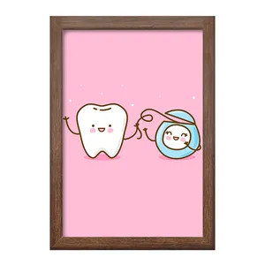 تابلو خندالو طرح دندان و دندان پزشکی کودکانه کد 36726