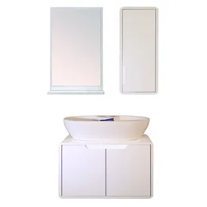ست کابینت و روشویی مدل lu604007 به همراه اینه و باکس