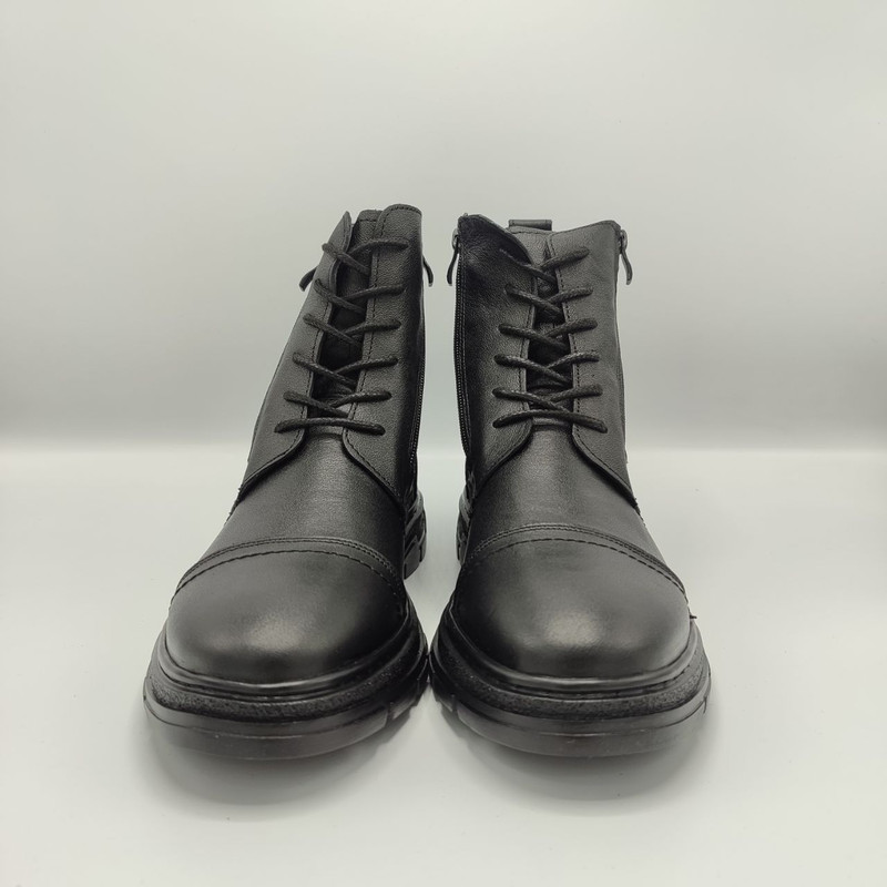 نیم بوت مردانه مدل چرم طبیعی پا کولز کد 8093