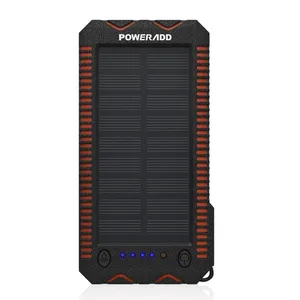 شارژر همراه خورشیدی پاور اَددمدل Apollo 2 Solar Charger ظرفیت 12000 میلی آمپر ساعت