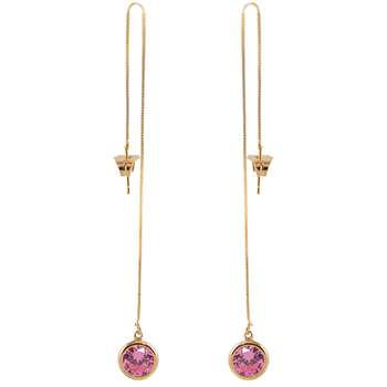 گوشواره ژوپینگ بهار گالری مدل Pink Crystal