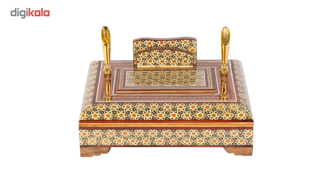 قلمدان خاتم کاری گالری گوهران مدل گیتی کد 1370