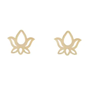 گوشواره طلا 18 عیار رزا مدل EG32