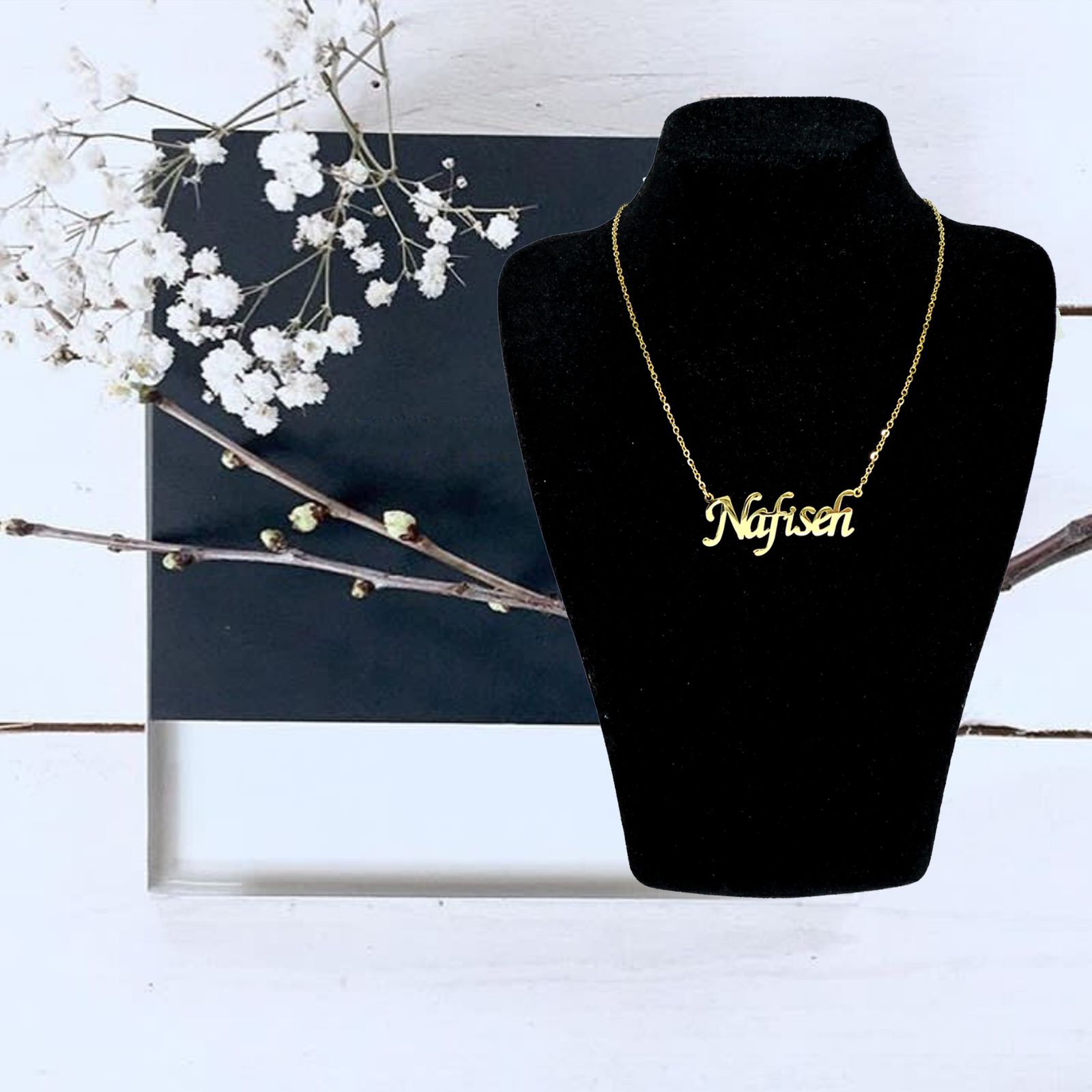 گردنبند نقره زنانه آی جواهر مدل نفیسه کد N821 -  - 4