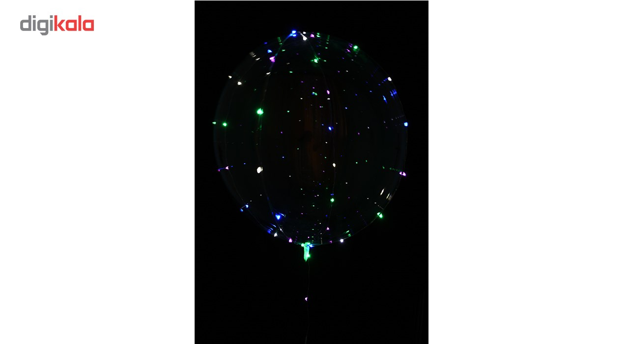 بادکنک شیشه ای رزا مدل بوبو بالن 24 اینچ همراه ال ای دی