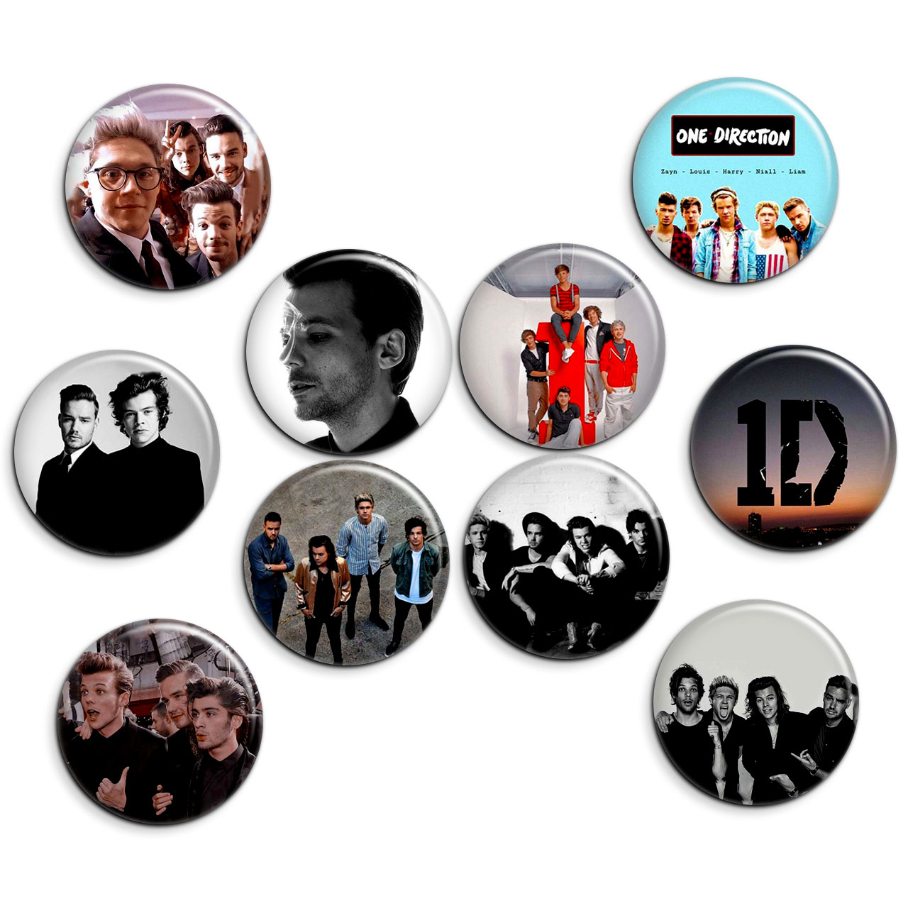 پیکسل پرمانه طرح One Direction کد pmg.5608 مجموعه 10 عددی