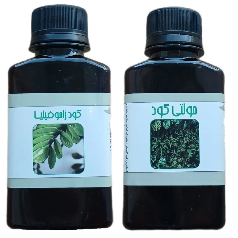 کود مایع زاموفیلیا و مولتی کود مدل life drop حجم 110 میلی لیتر بسته دو عددی